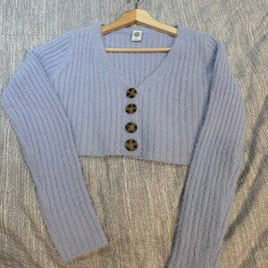 Like New: Urban Outfitters Rochelle Fuzzy Lavendar Cardigan